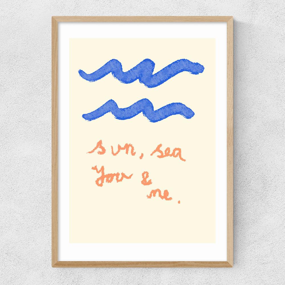 East End Prints Sun Sea You & Me