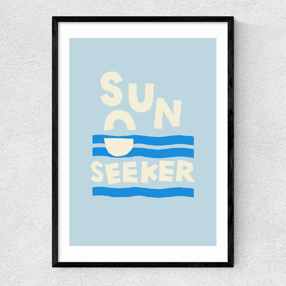 east end prints Sun Seeker Blue