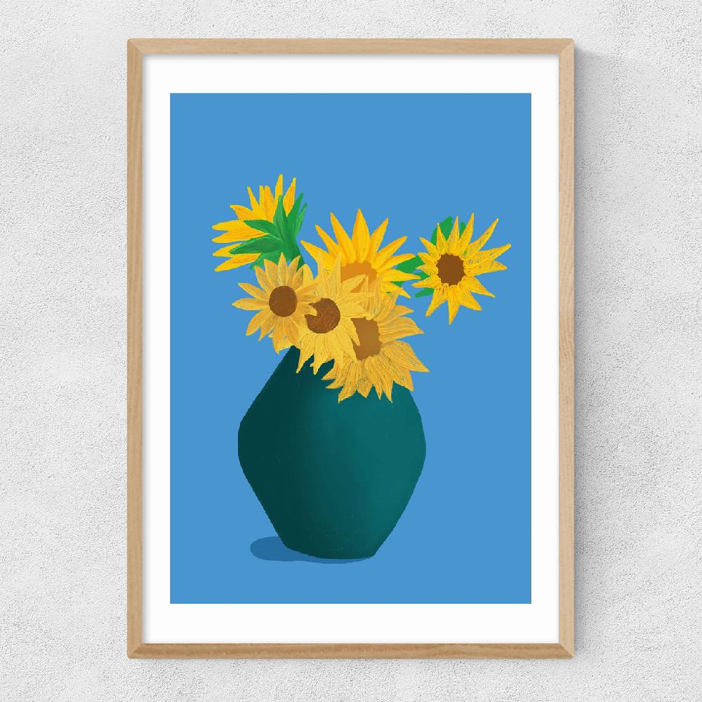 East End Prints Sunflowers