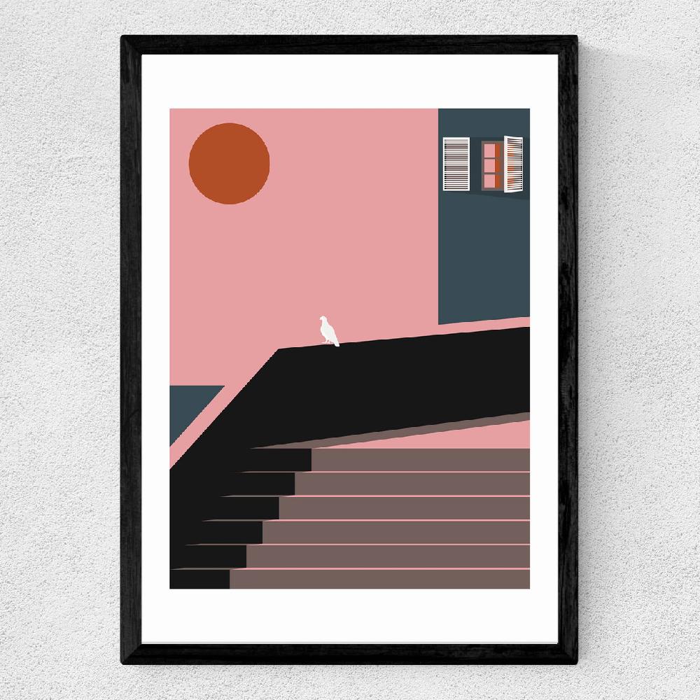 East End Prints Sunset By Keeler & Sidaway
