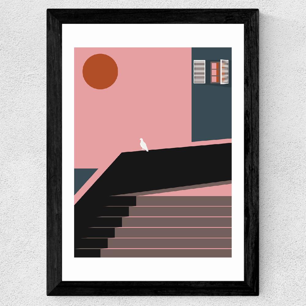 East End Prints Sunset By Keeler & Sidaway