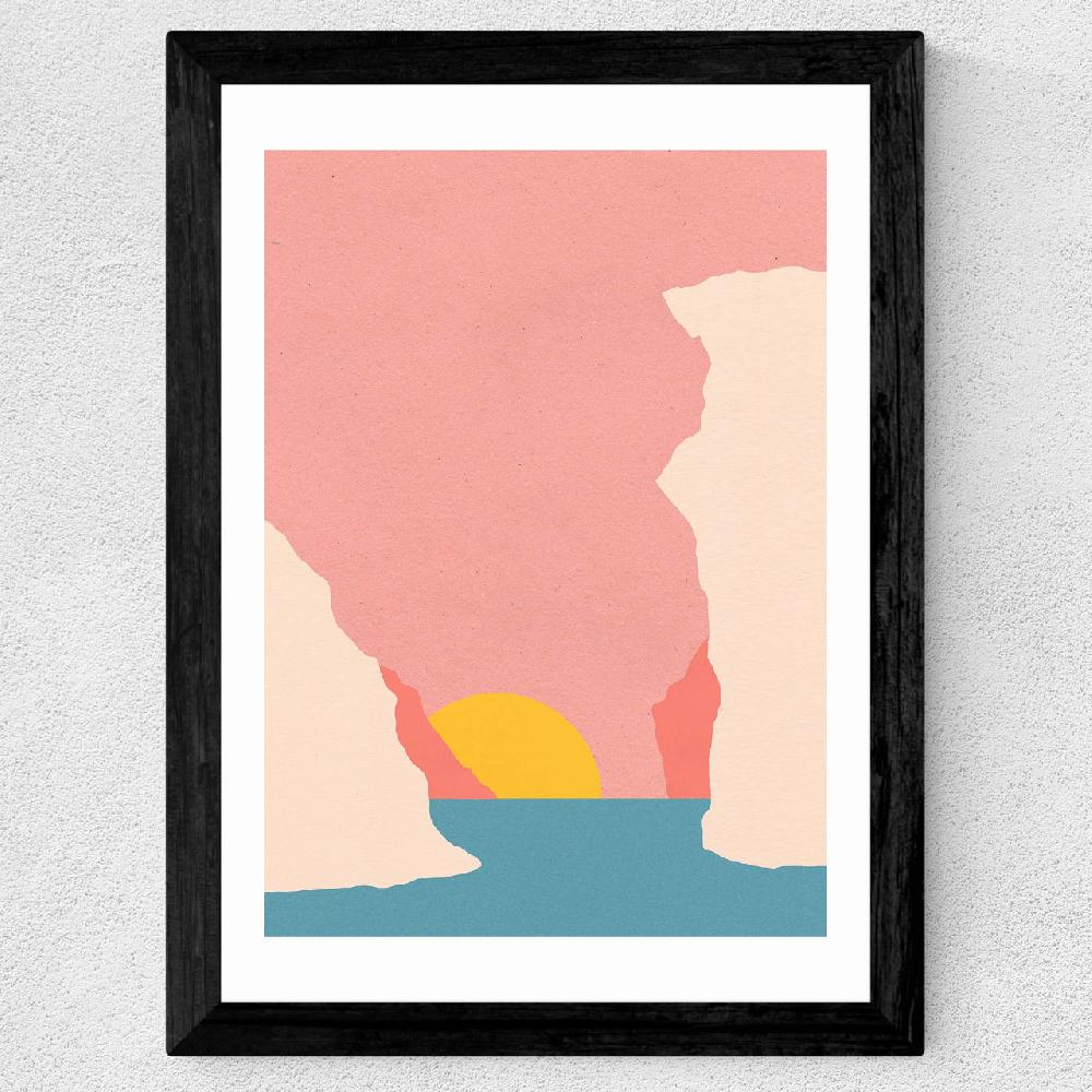 East End Prints Sunset In Crete