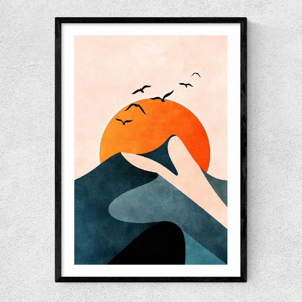 east end prints Sunset Mountain