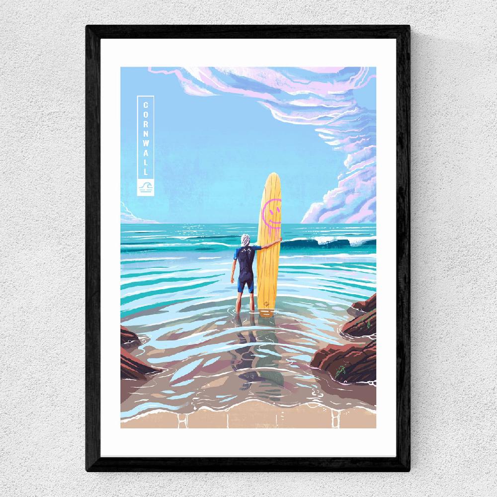 East End Prints Surf Cornwall