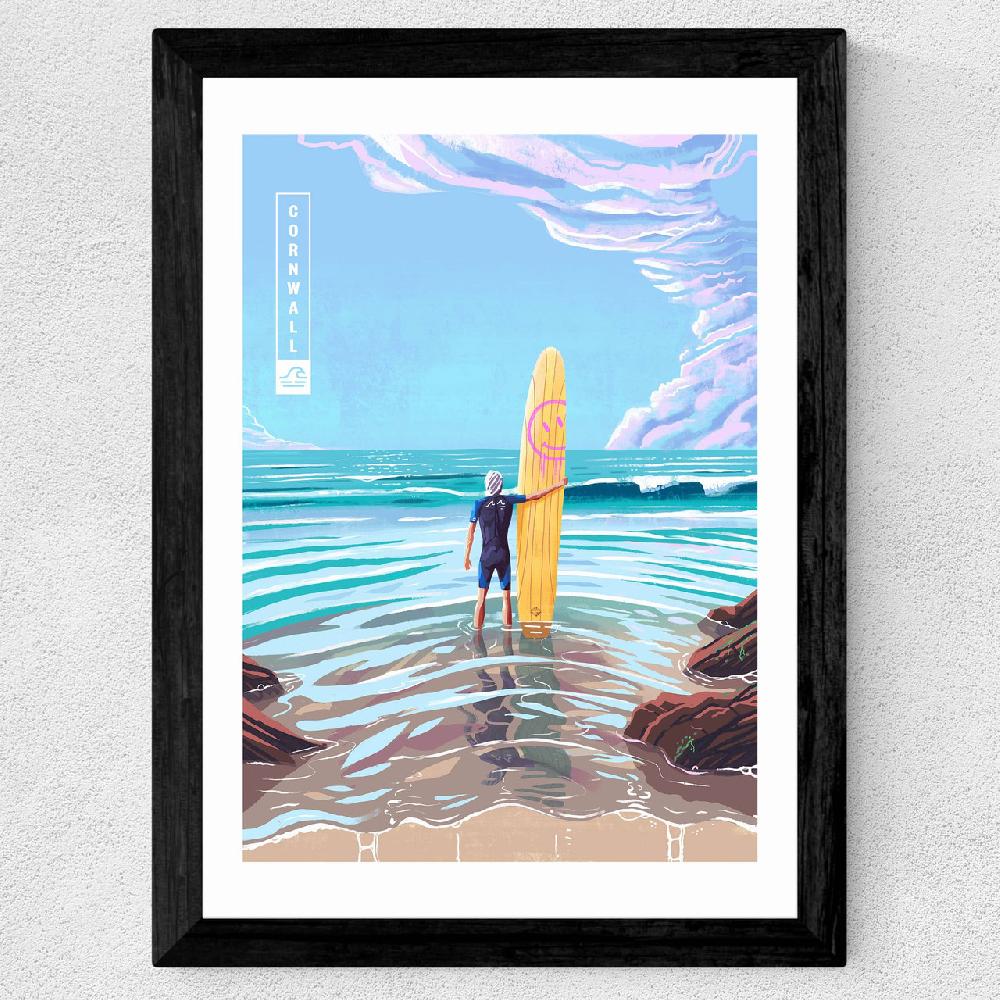 East End Prints Surf Cornwall