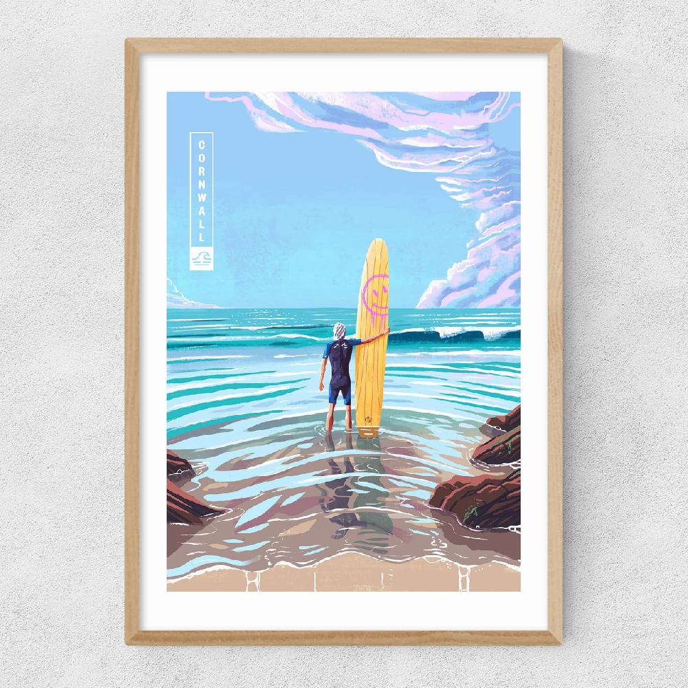 East End Prints Surf Cornwall