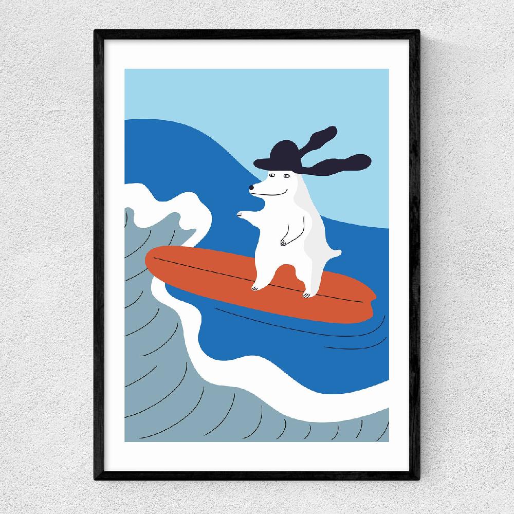east end prints Surfing Dog Watersports