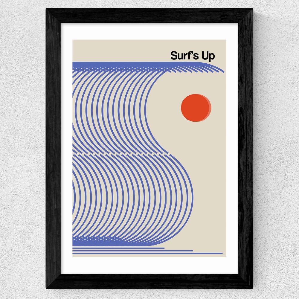East End Prints Surfs Up (Blue)