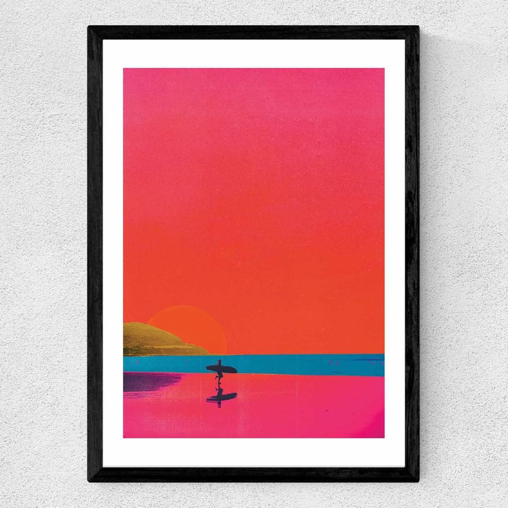 East End Prints Surfs Up By Limbo And Ginger