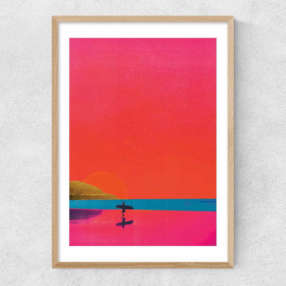 East End Prints Surfs Up By Limbo And Ginger