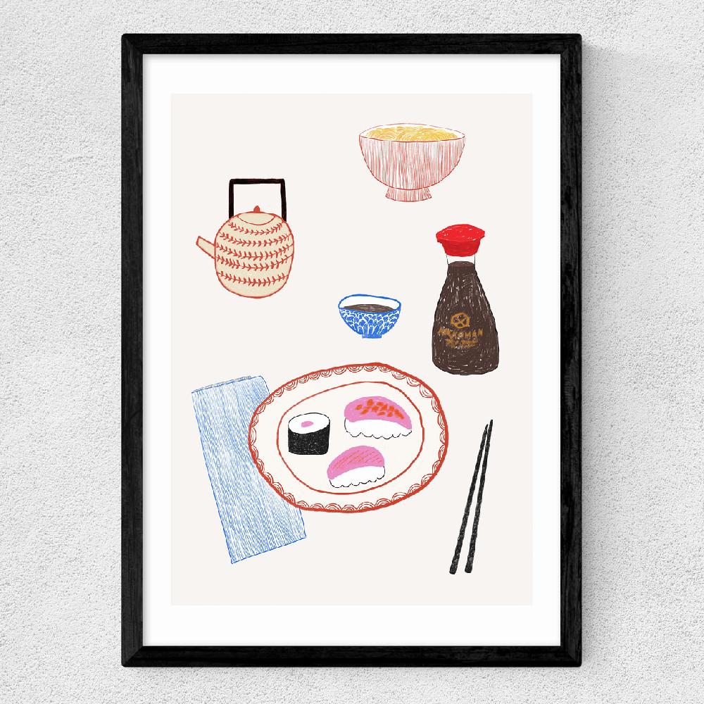 East End Prints Sushi By Ani Vidotto