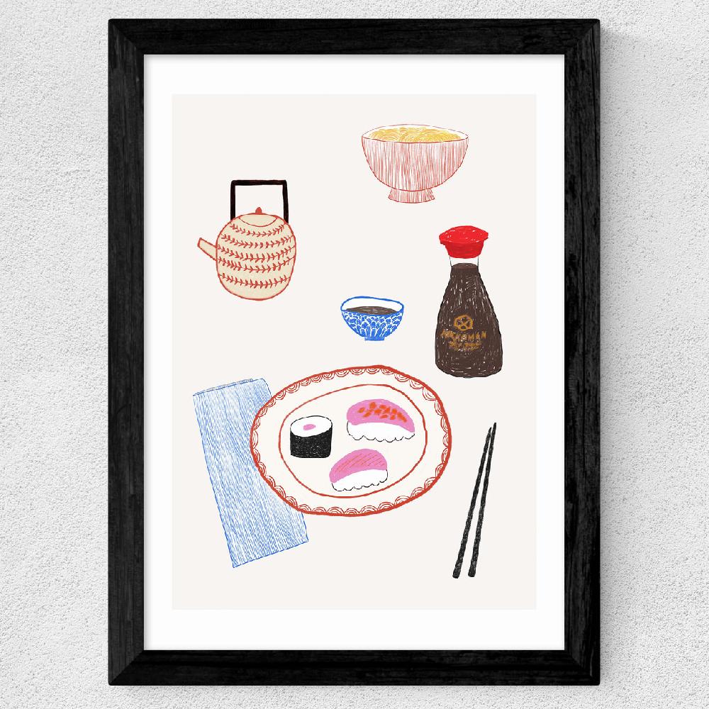 East End Prints Sushi By Ani Vidotto