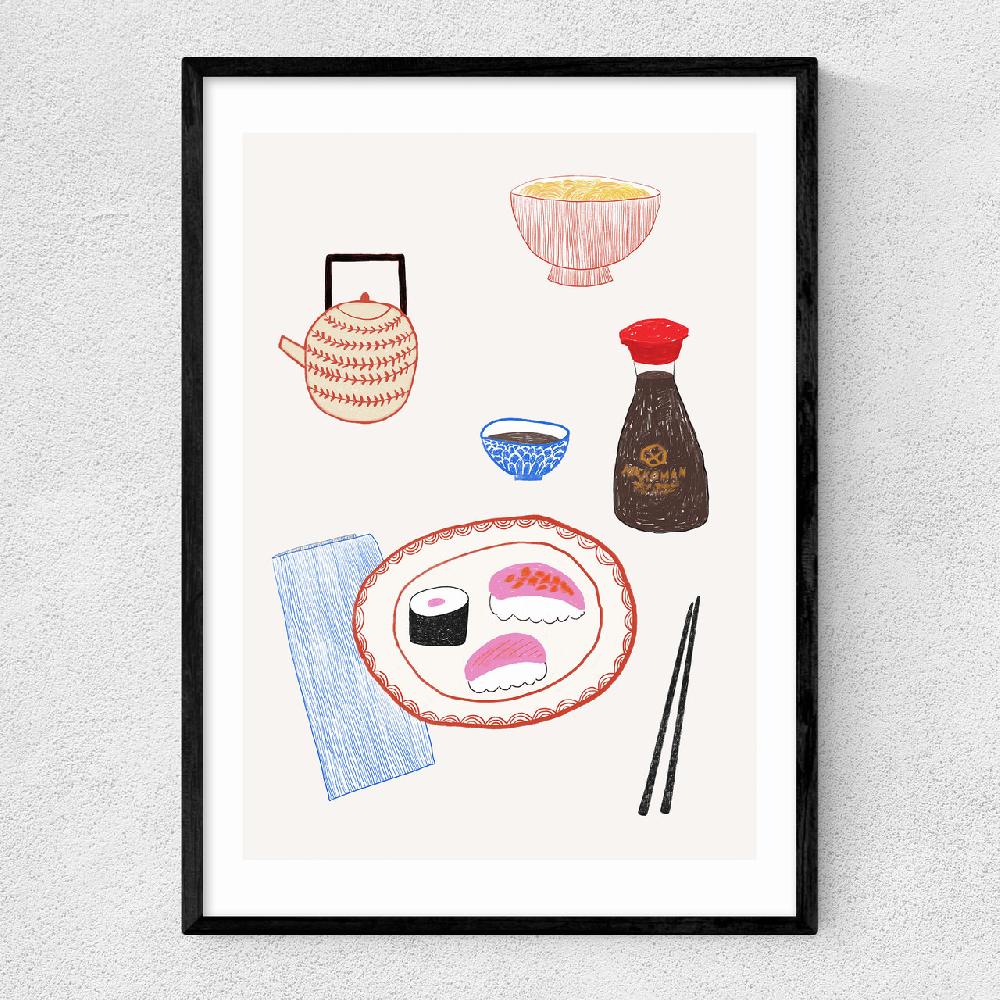 east end prints Sushi by Ani Vidotto