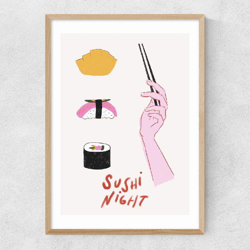 East End Prints Sushi Night