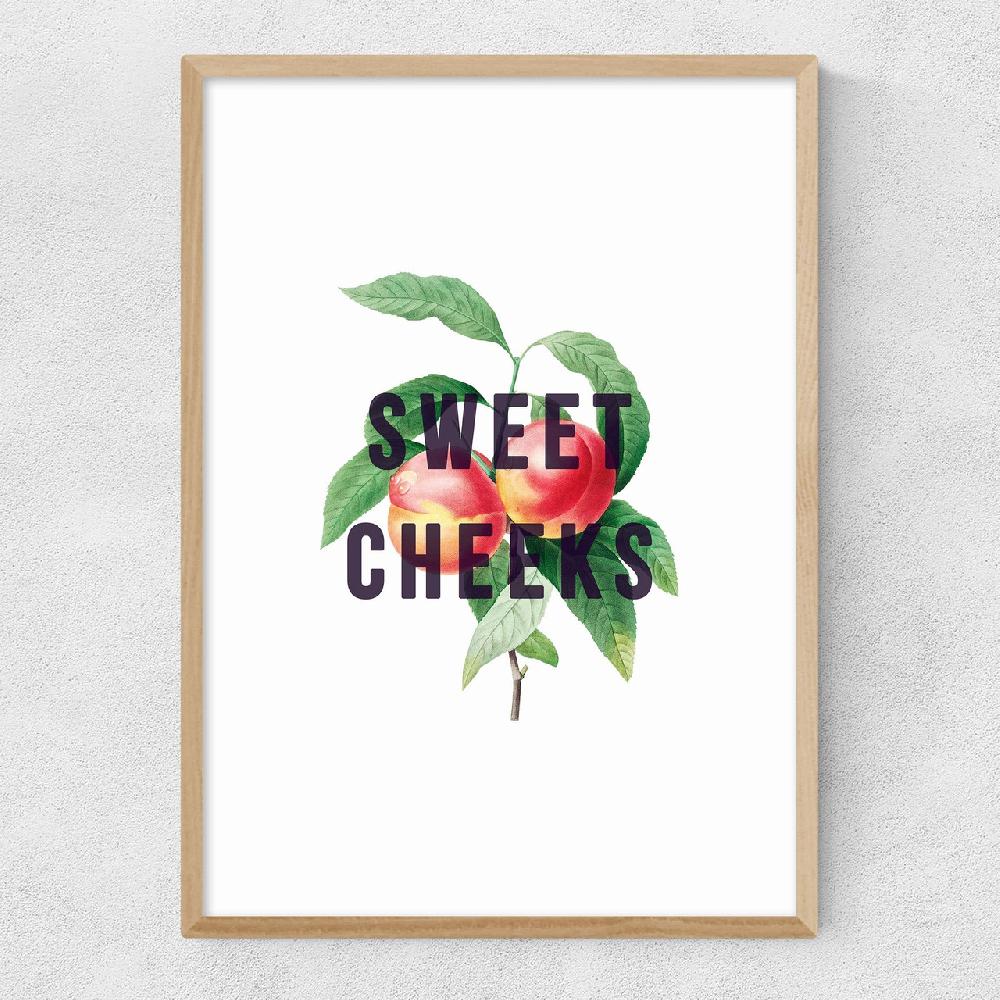 East End Prints Sweet Cheeks