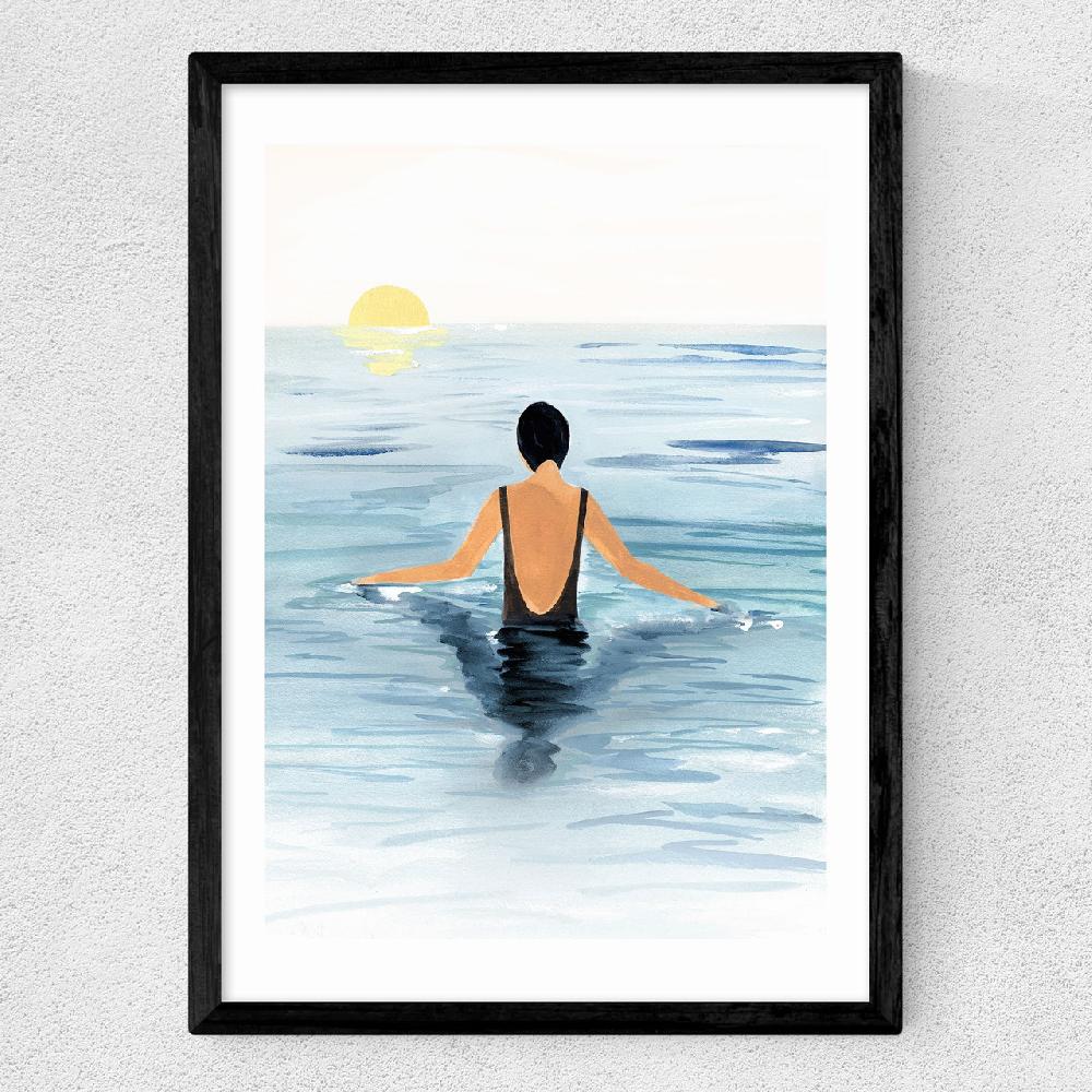 East End Prints Swimmer