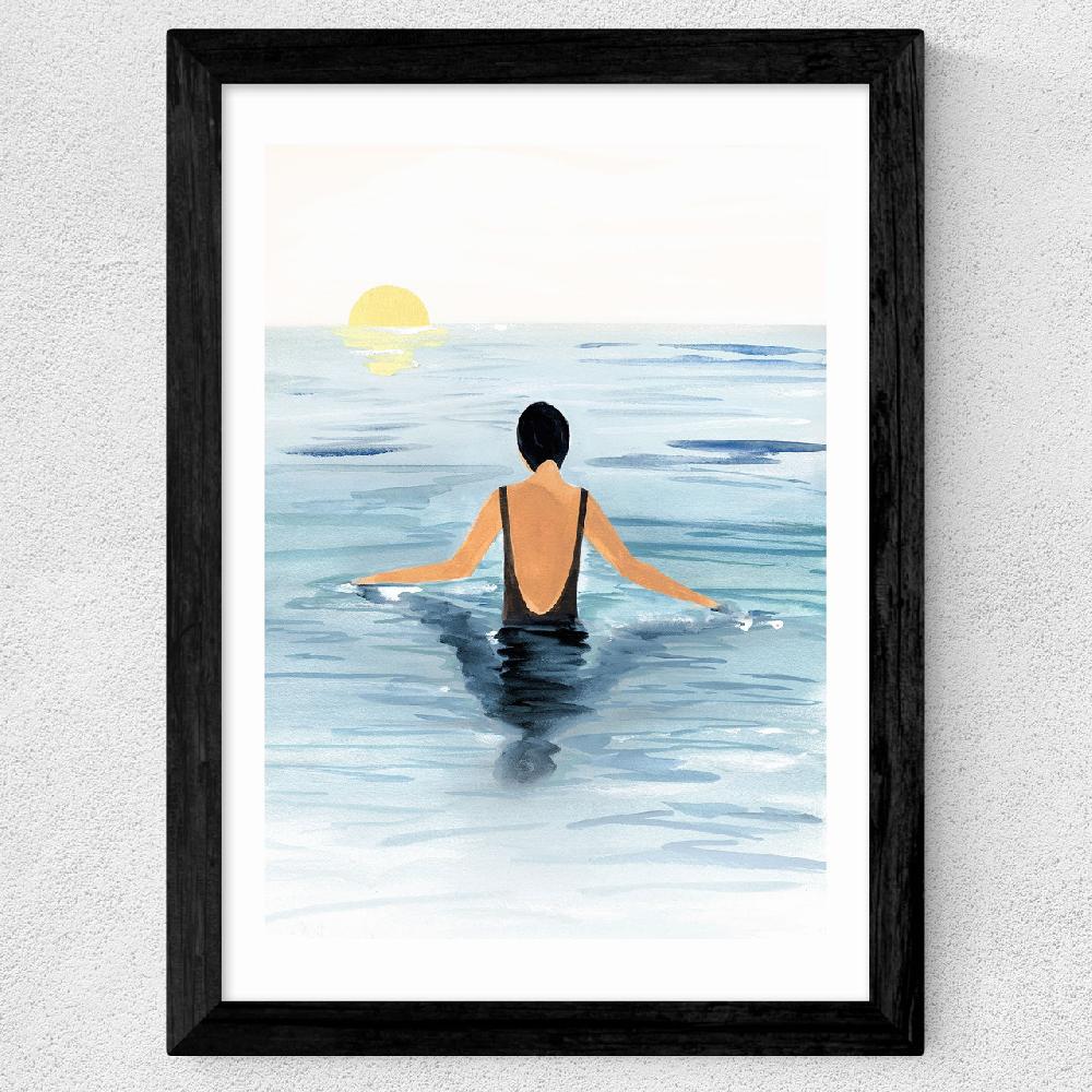 East End Prints Swimmer