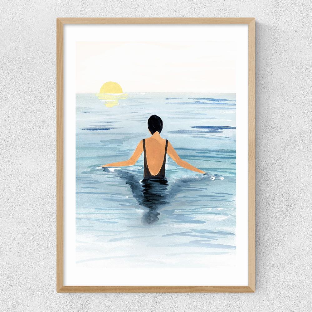 East End Prints Swimmer
