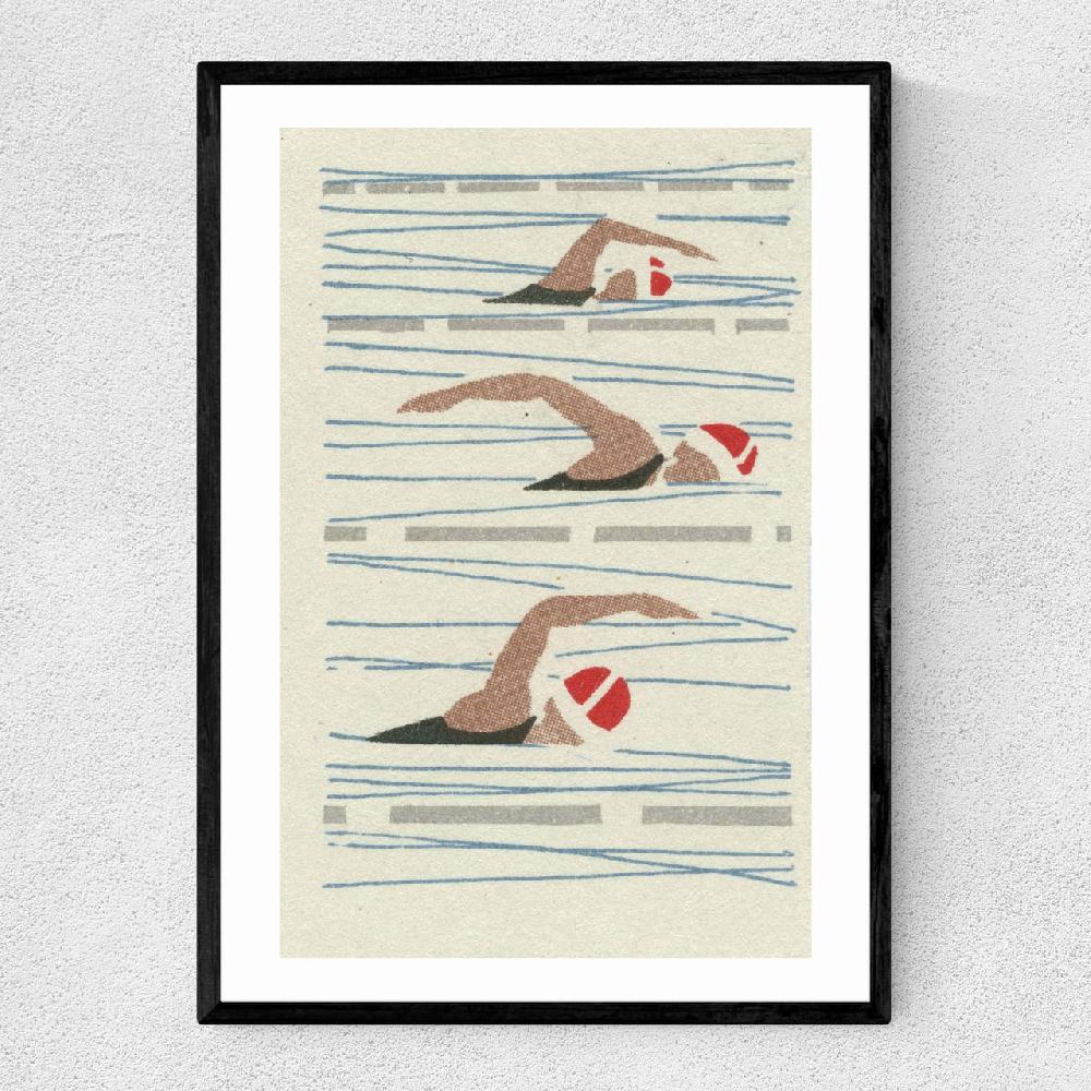 east end prints Swimmers Matchbox