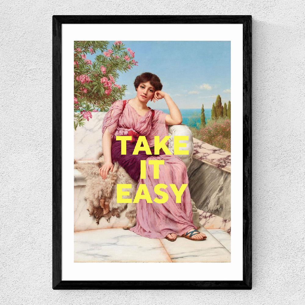 East End Prints Take It Easy By Oh Fine Art