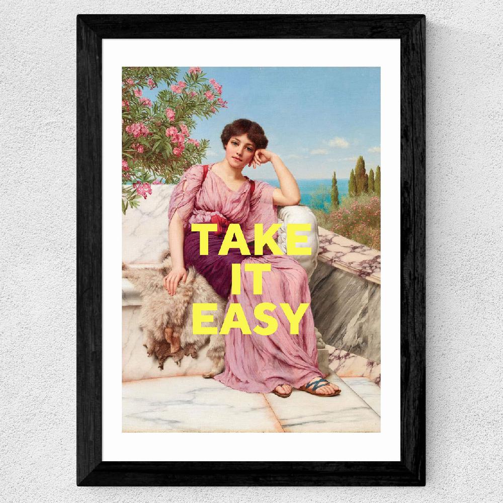 East End Prints Take It Easy By Oh Fine Art