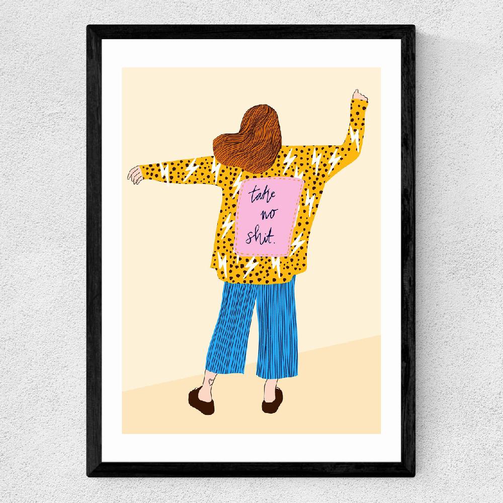 East End Prints Take No Shit