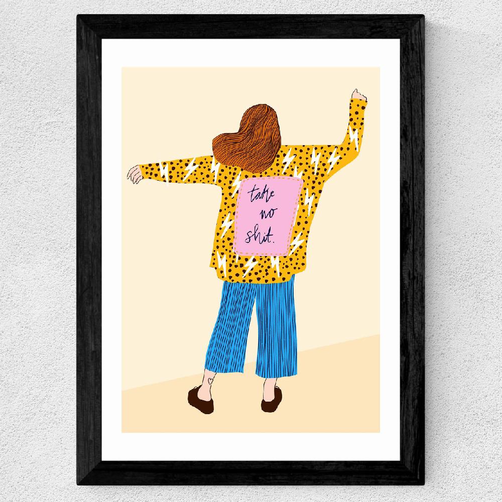 East End Prints Take No Shit