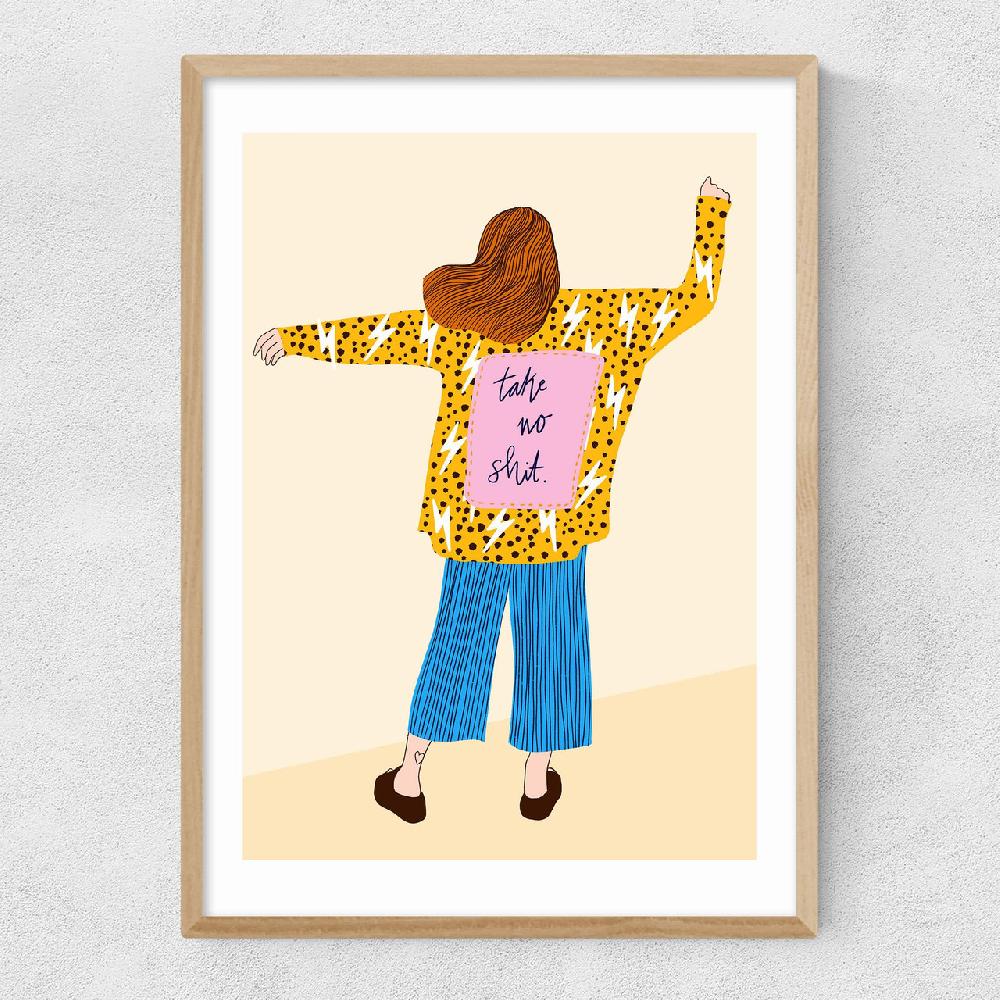 East End Prints Take No Shit