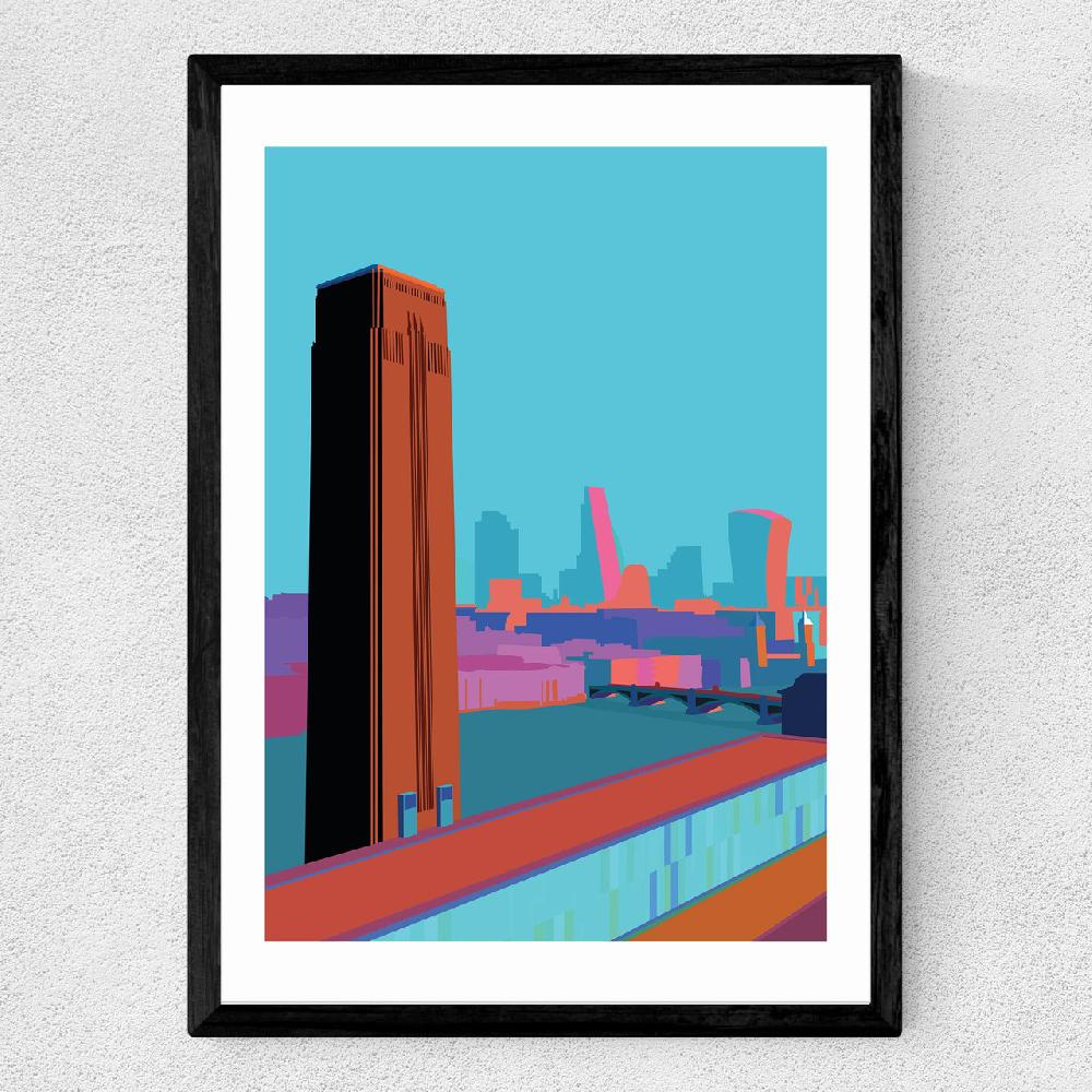 East End Prints Tate Modern - City Skyline