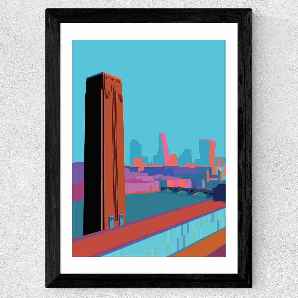 East End Prints Tate Modern - City Skyline