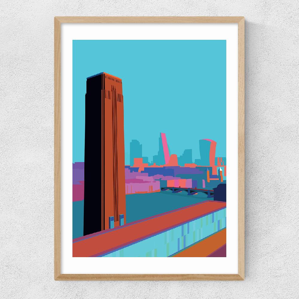 East End Prints Tate Modern - City Skyline