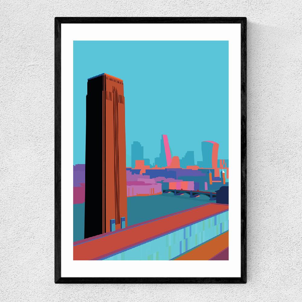 east end prints Tate Modern - City Skyline