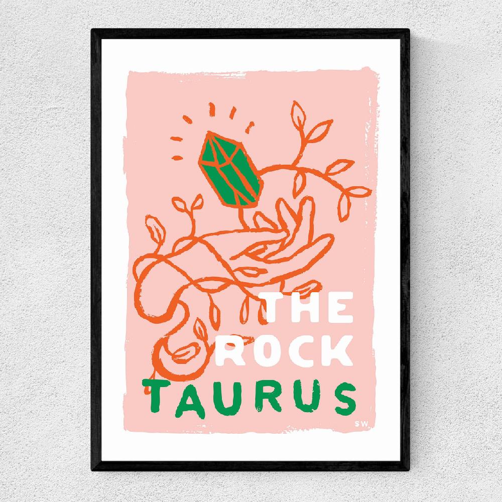 east end prints Taurus - The Rock