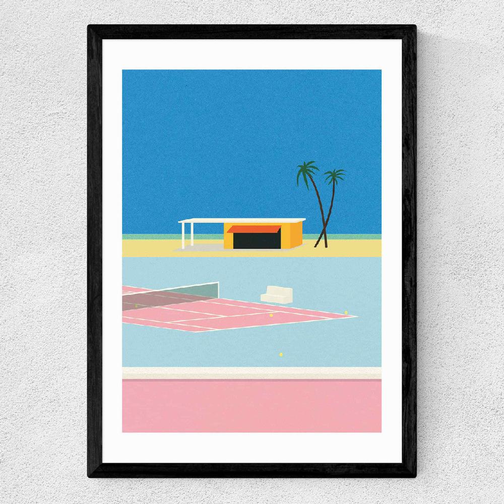 East End Prints Tennis By The Beach