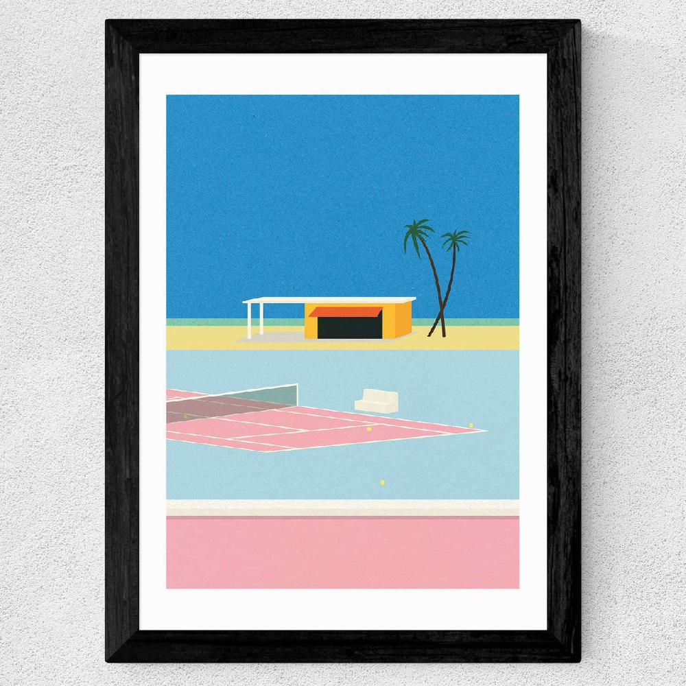 East End Prints Tennis By The Beach