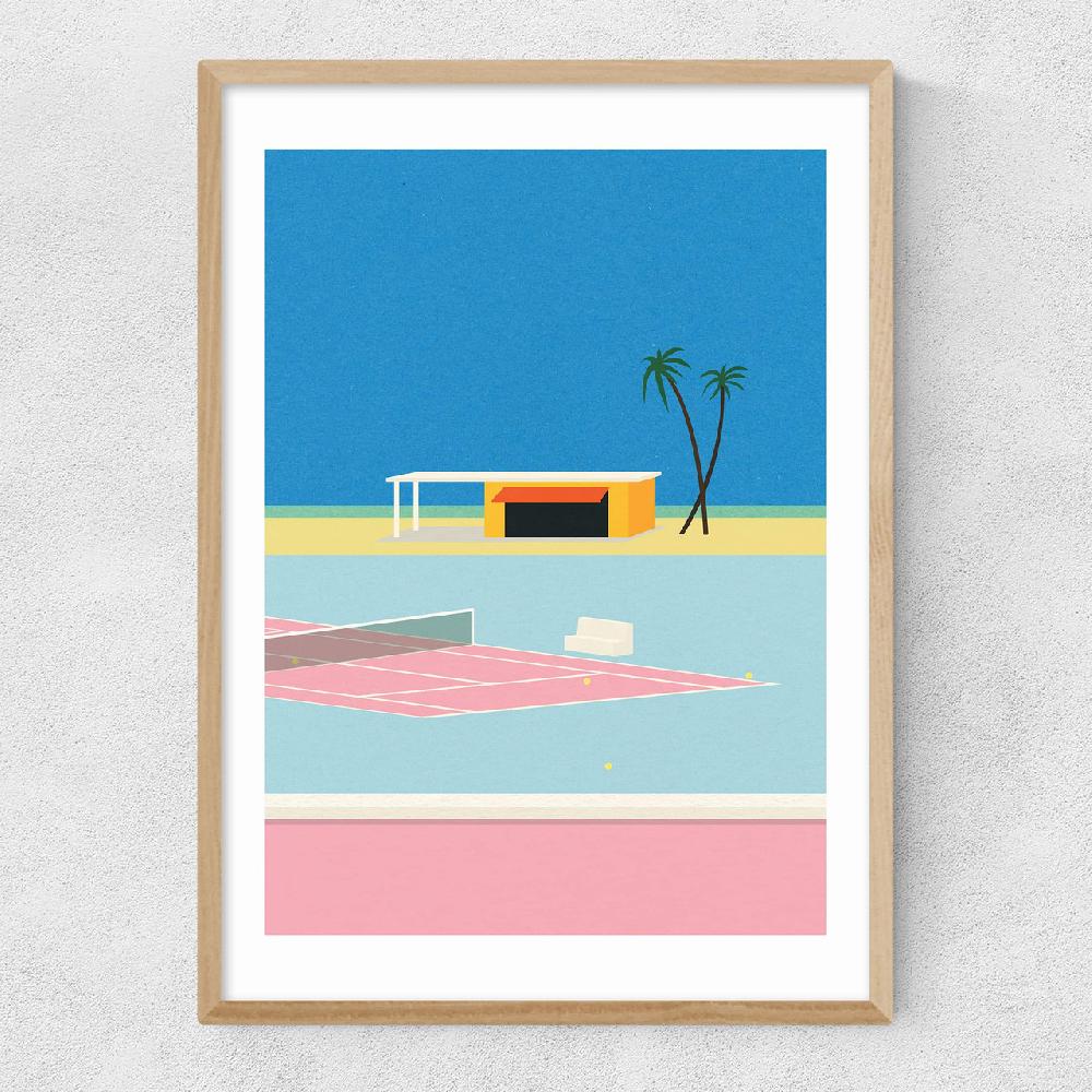 East End Prints Tennis By The Beach