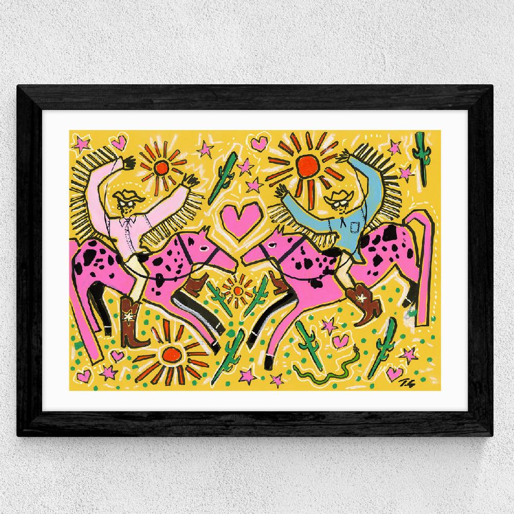 East End Prints Texas Sweethearts