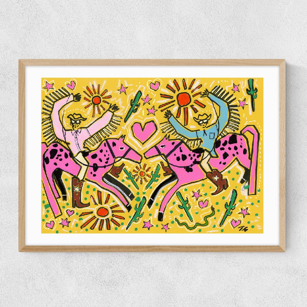 East End Prints Texas Sweethearts