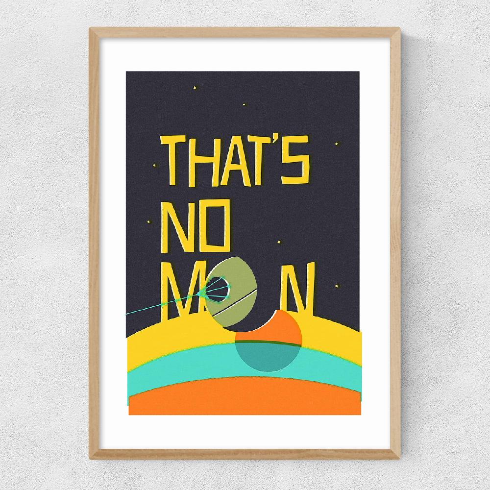 East End Prints That's No Moon