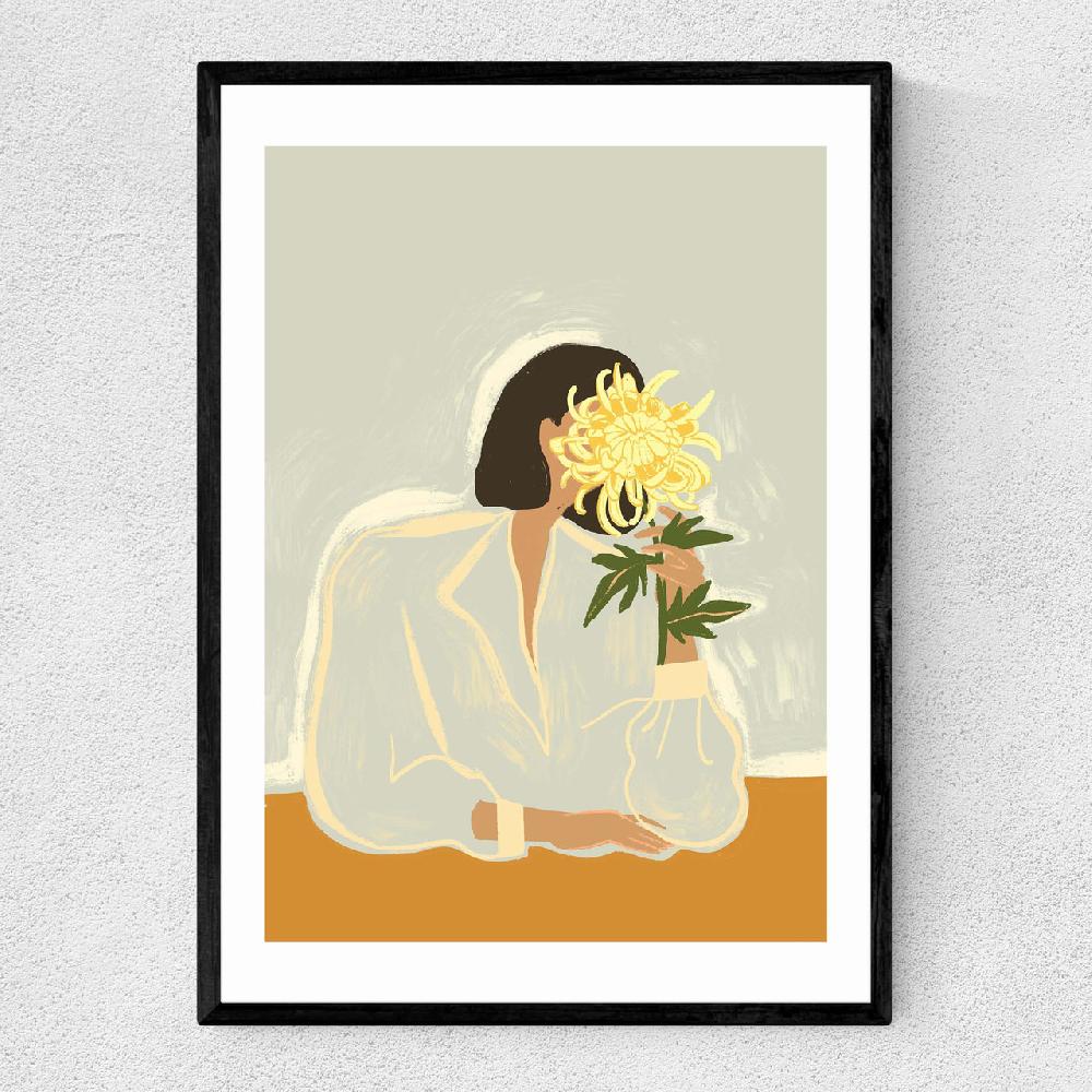 east end prints The Chrysanthemum by Arty Guava