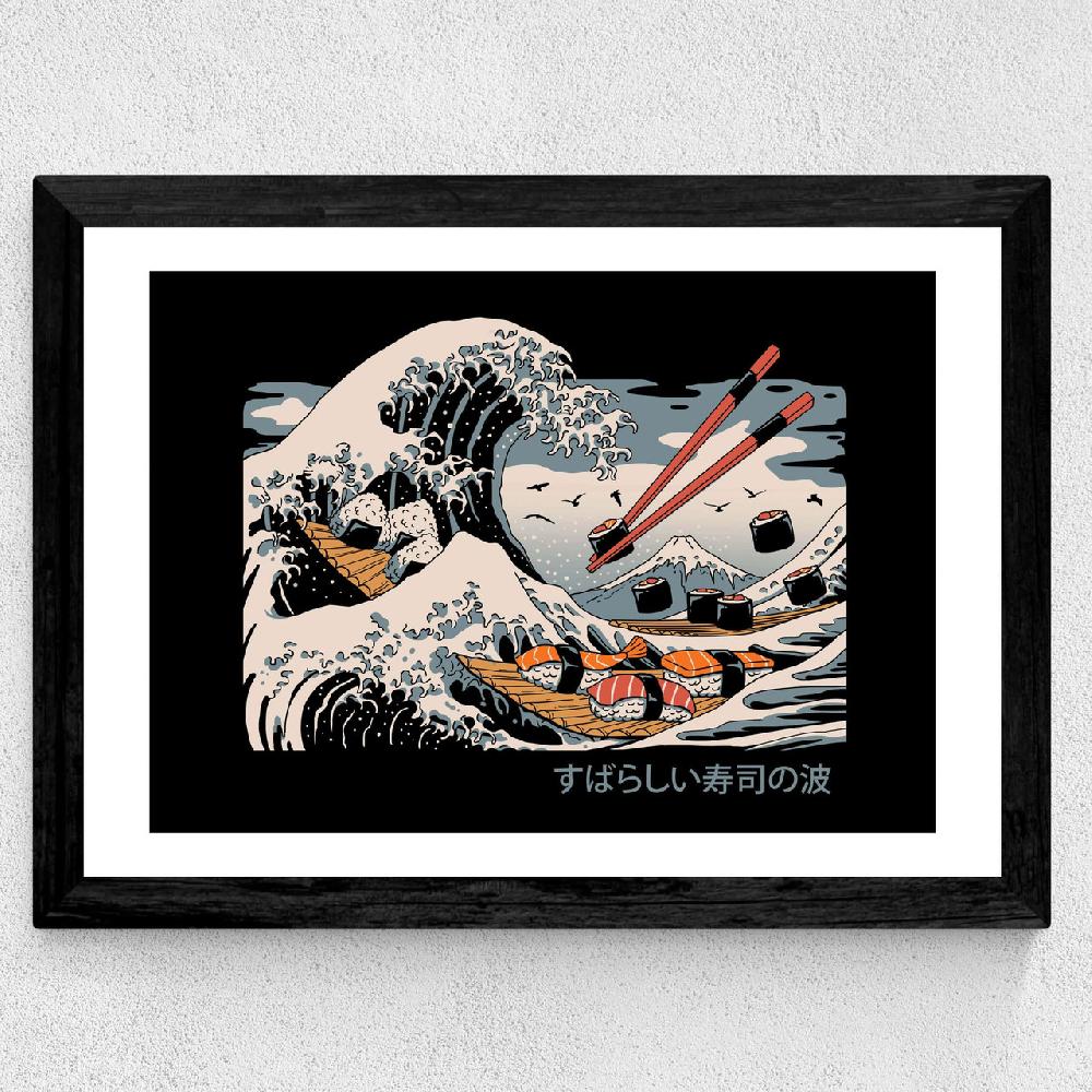 East End Prints The Great Sushi Wave
