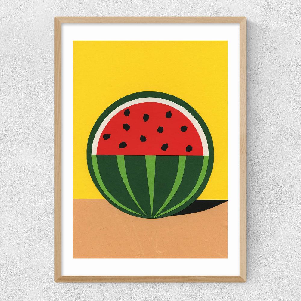East End Prints The Quarter Watermelon
