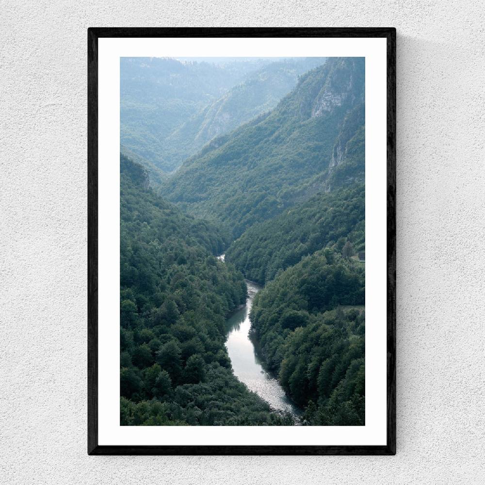 east end prints The River Through The Forest