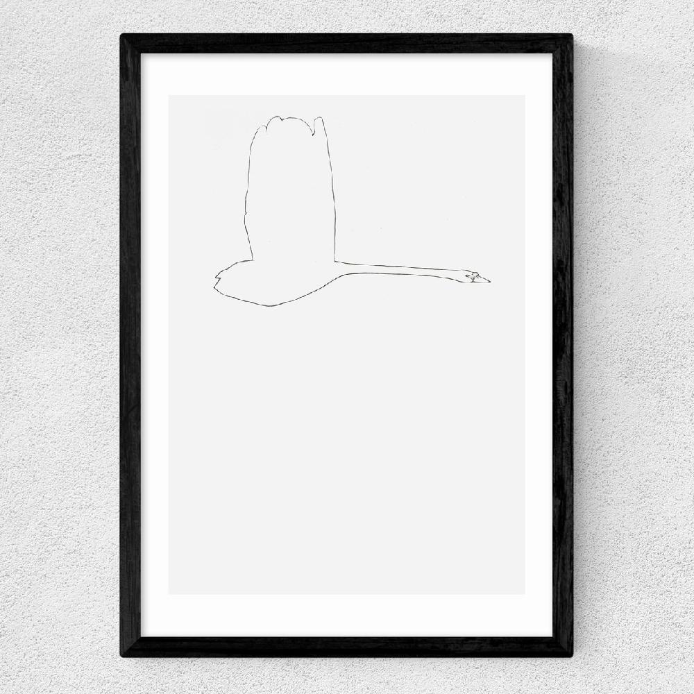 East End Prints The Swan L