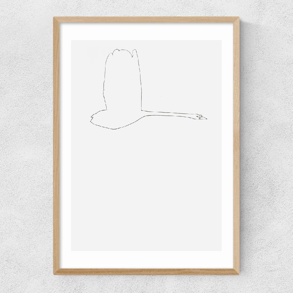 East End Prints The Swan L