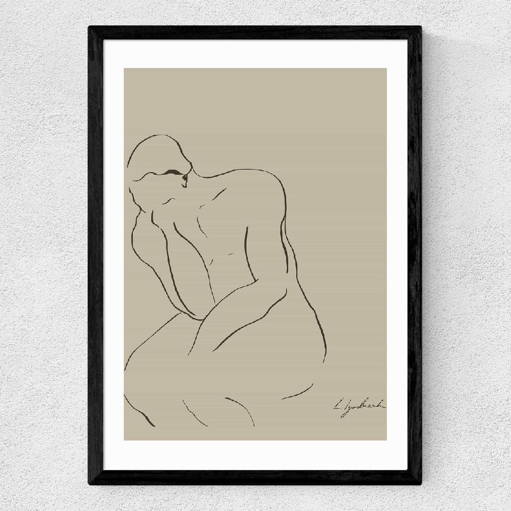 East End Prints Thinking Man