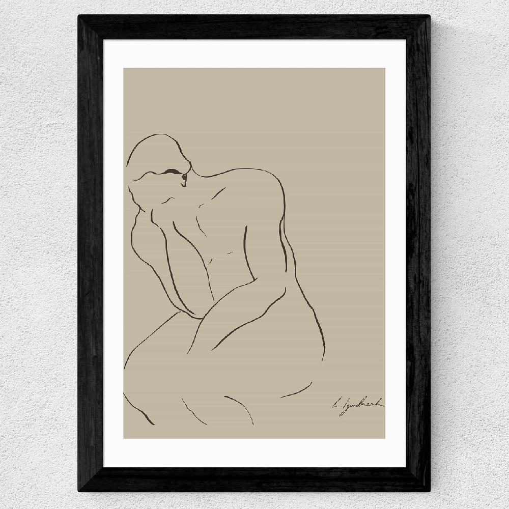 East End Prints Thinking Man