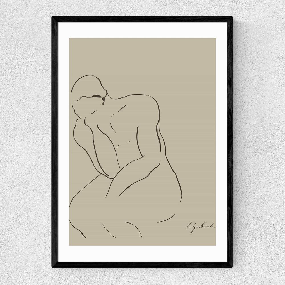 east end prints Thinking Man