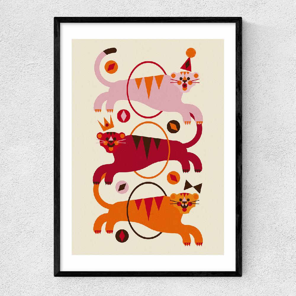 east end prints Three Tigers