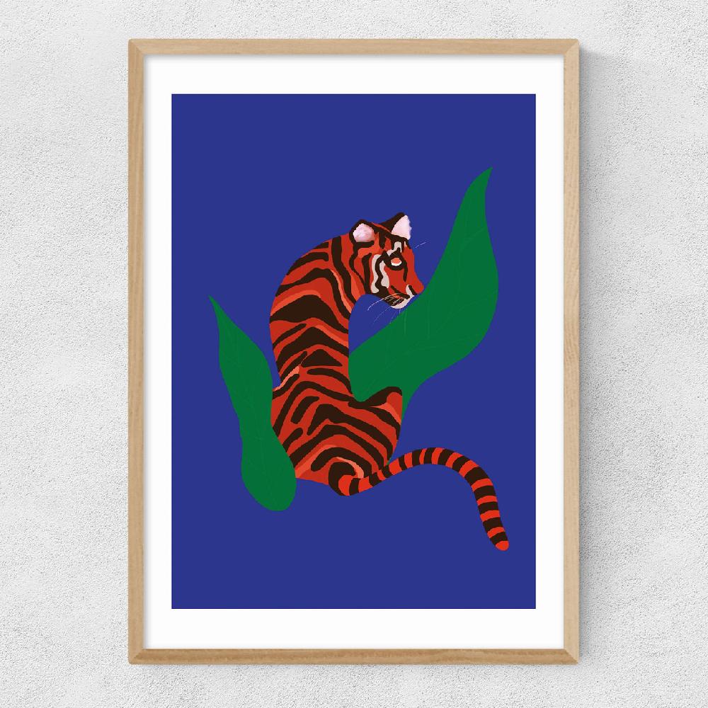 East End Prints Tiger By Sifa Mustafa
